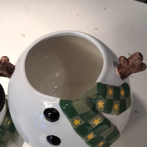 Snowman cookie jar - Picture 3 of 4